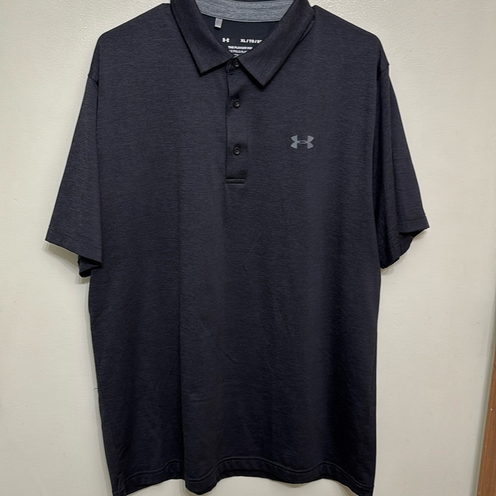 Men’s Under Armour Black Playoff Polo